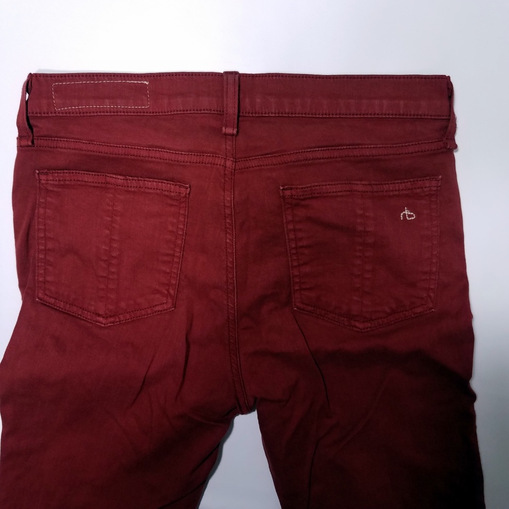 Rag & Bone Skinny Jeans Clay Rust Stretch 29 - Picture 4 of 8